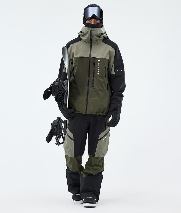 Oracle Snowboard Jacket Men Greenish/Black/Olive Green, Image 2 of 9