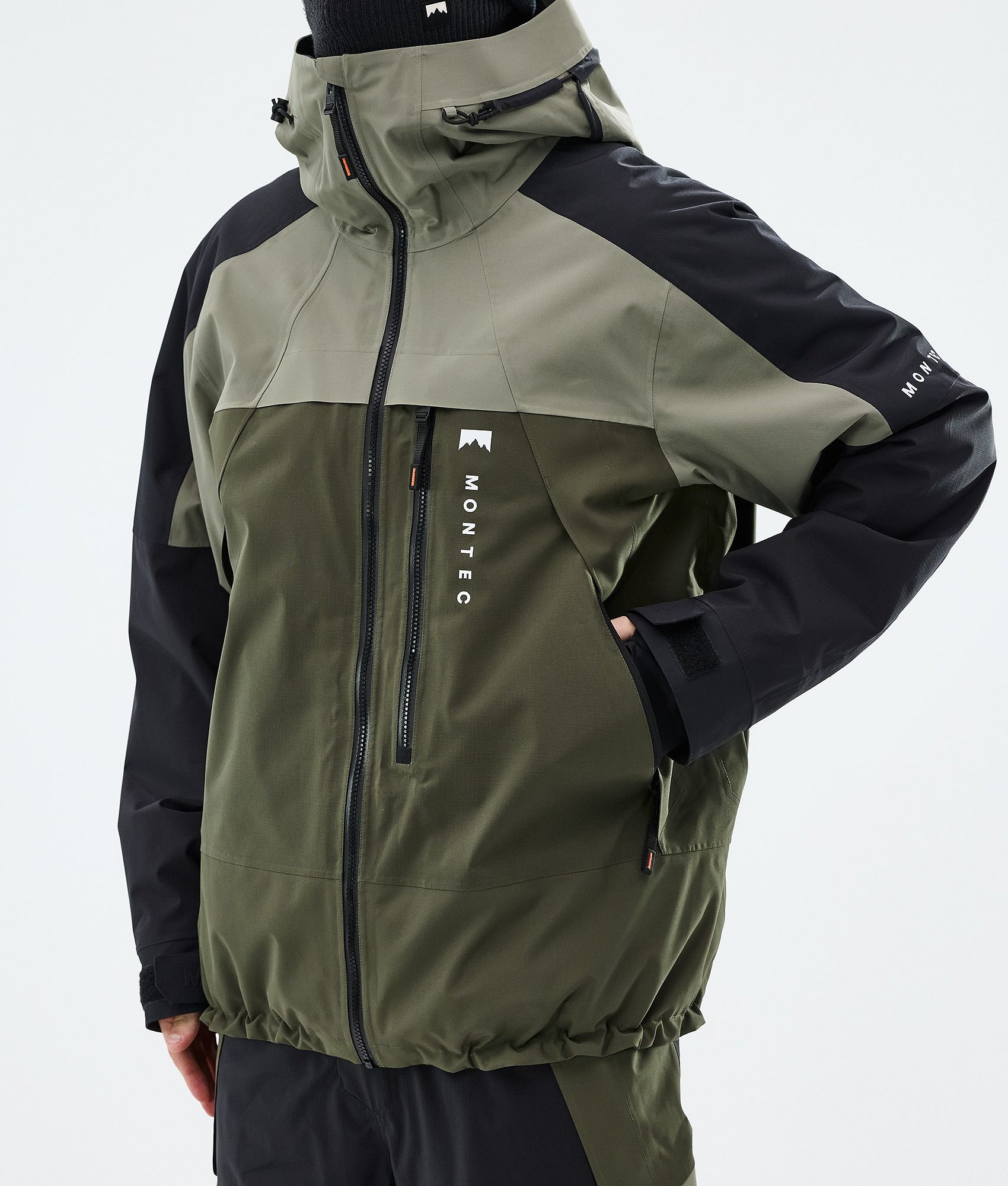 Montec Oracle スキージャケット メンズ Greenish/Black/Olive Green