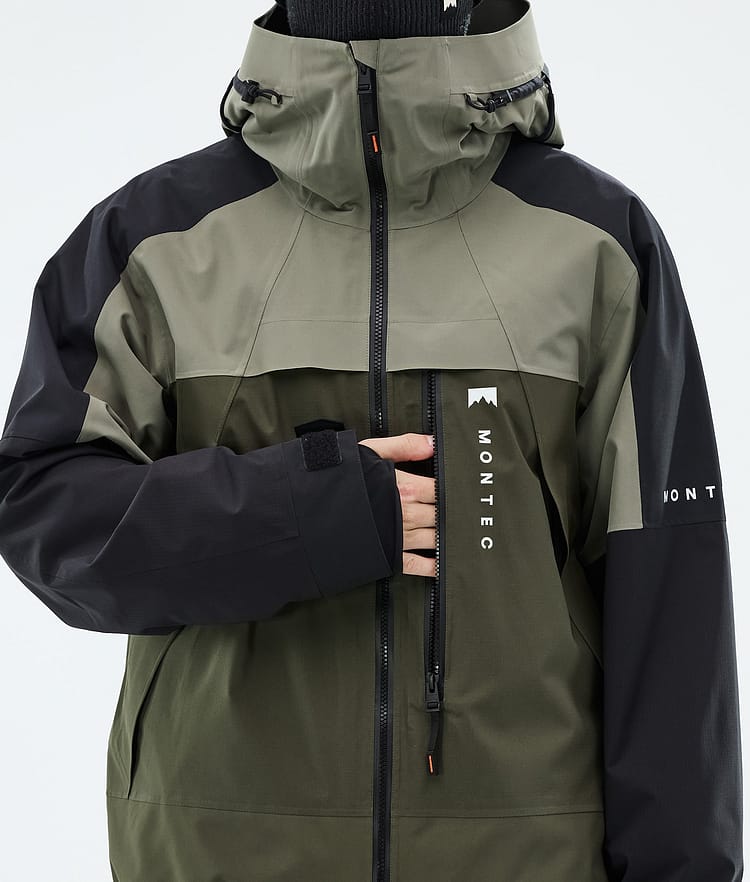 Oracle Snowboard Jacket Men Greenish/Black/Olive Green, Image 8 of 9