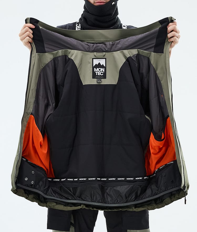 Oracle Snowboard Jacket Men Greenish/Black/Olive Green, Image 9 of 9