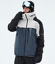Montec Oracle Ski Jacket Men Light Grey/Black/Metal Blue