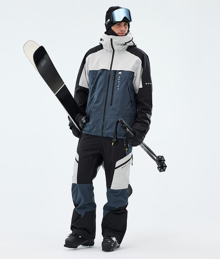 Oracle Ski Jacket Men Light Grey/Black/Metal Blue, Image 2 of 9
