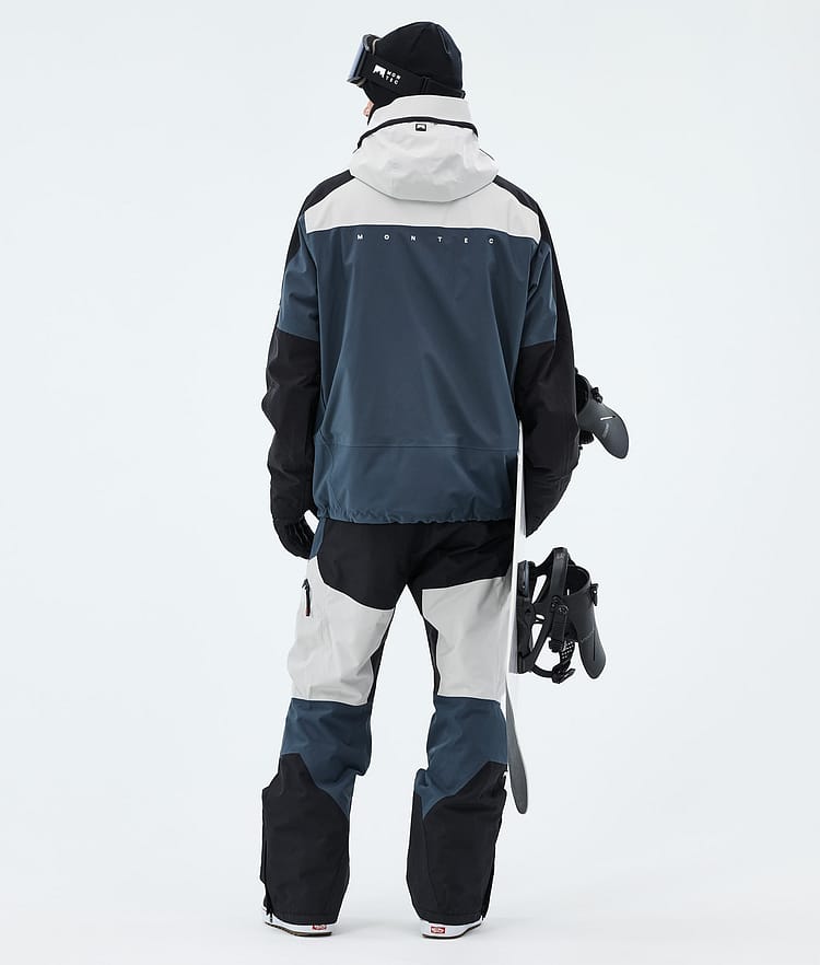 Oracle Snowboard Jacket Men Light Grey/Black/Metal Blue, Image 3 of 9
