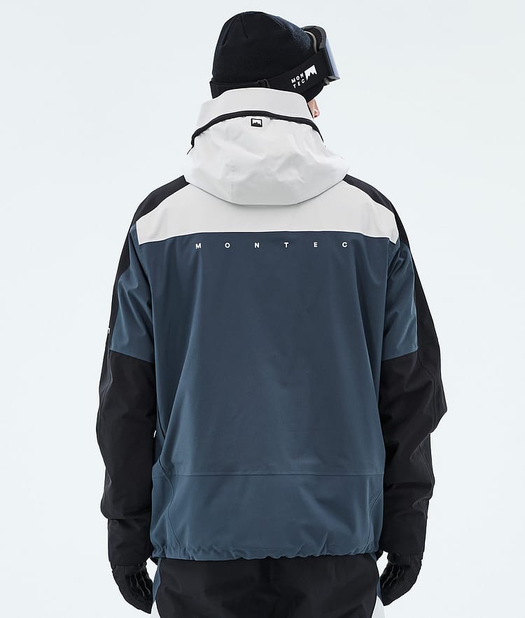 Oracle Snowboard Jacket Men Light Grey/Black/Metal Blue, Image 6 of 9