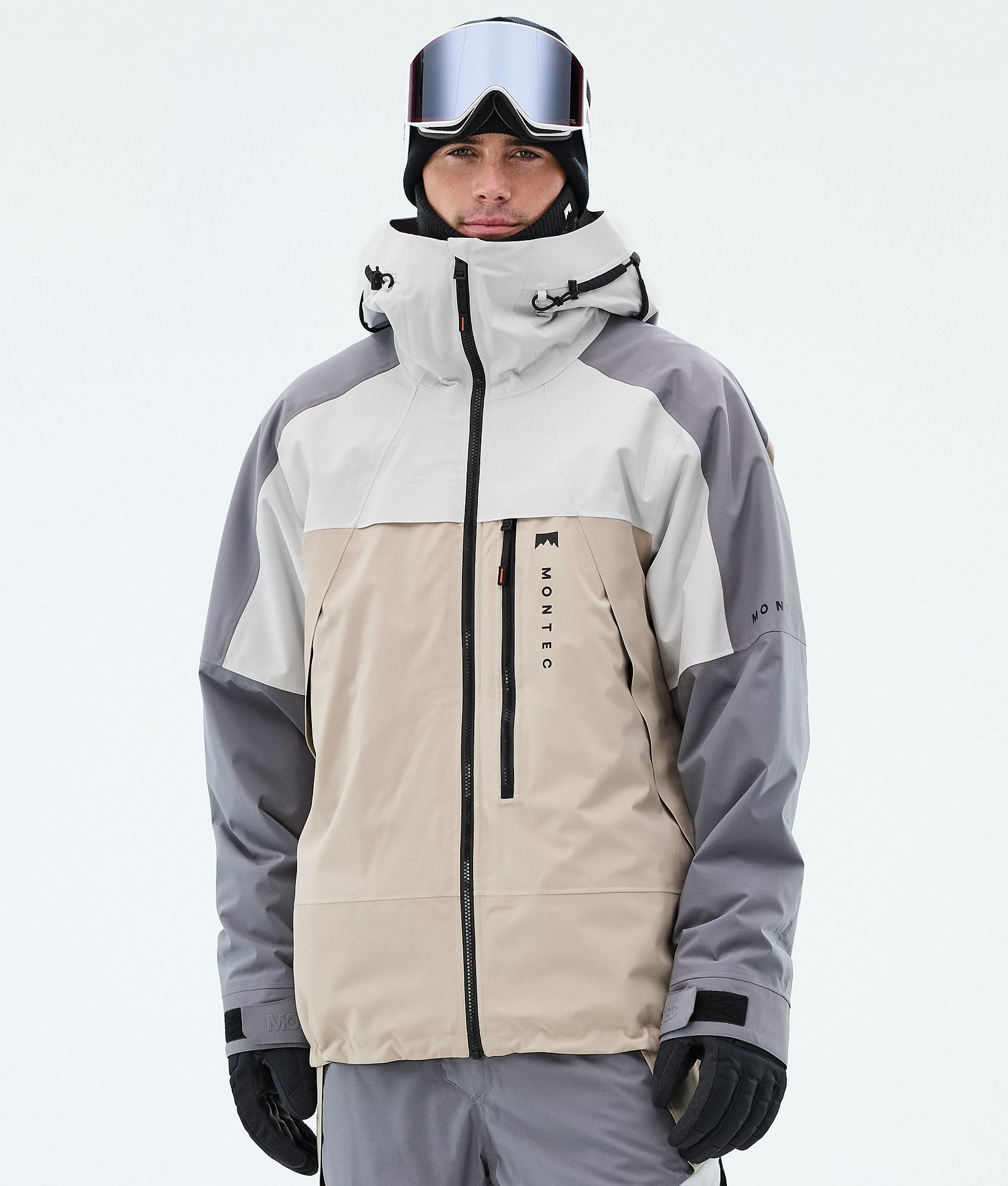 Montec Oracle Ski Jacket Men Light Grey/Light Pearl/Sand
