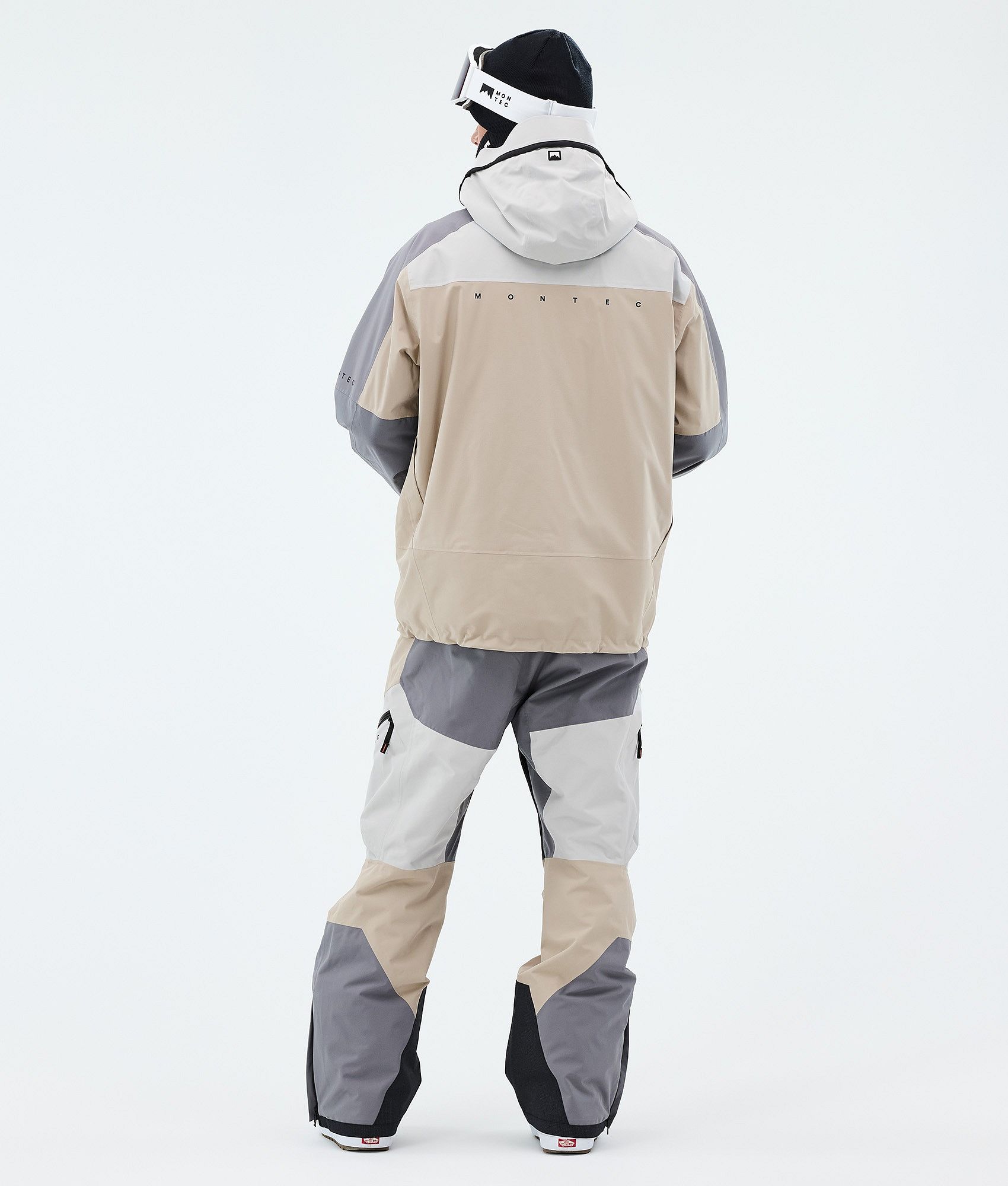 Montec Oracle スノーボードジャケット メンズ Light Grey/Light Pearl