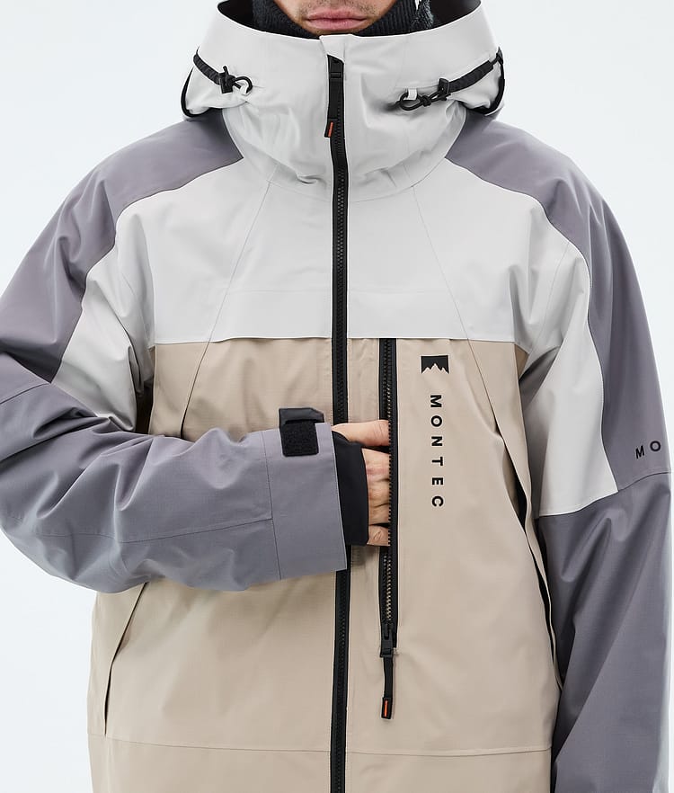 Oracle Snowboard Jacket Men Light Grey/Light Pearl/Sand, Image 8 of 9