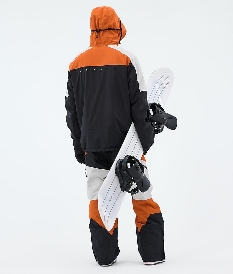 Oracle Snowboard Jacket Men Burned Orange/Light Grey/Black, Image 3 of 9