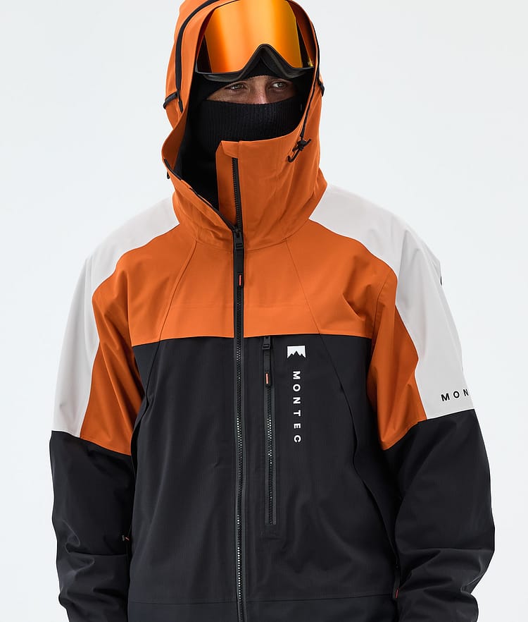 Oracle Snowboard Jacket Men Burned Orange/Light Grey/Black, Image 4 of 9