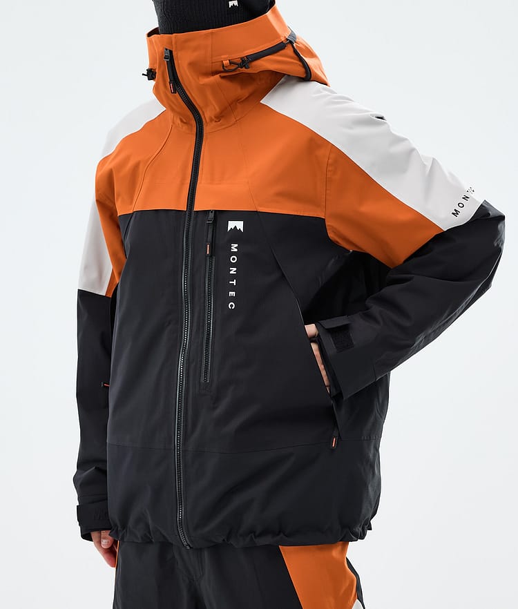 Oracle Snowboard Jacket Men Burned Orange/Light Grey/Black, Image 7 of 9
