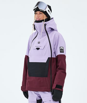 Doom W Snowboard Jacket Women Faded Violet/Black/Burgundy