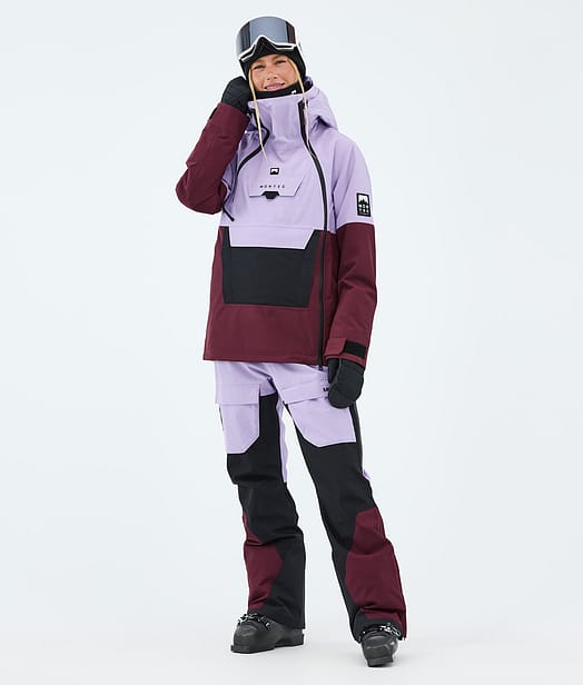 Doom W Ski Outfit Faded Violet/Black/Burgundy