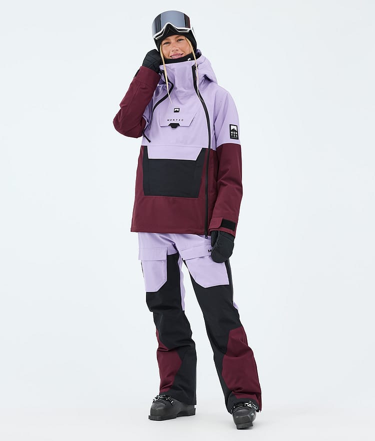 Doom W Ski Jacket Women Faded Violet/Black/Burgundy, Image 2 of 10