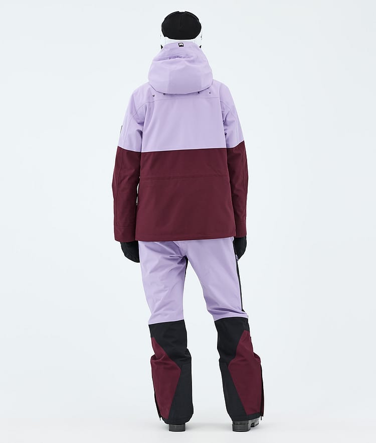 Doom W Ski Jacket Women Faded Violet/Black/Burgundy, Image 3 of 10