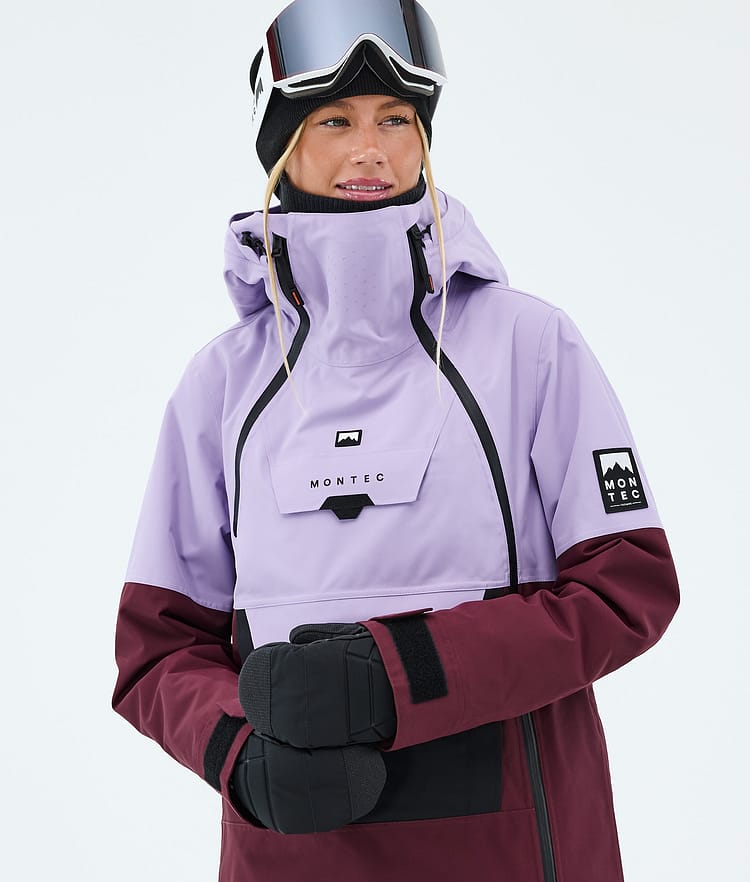 Doom W Snowboard Jacket Women Faded Violet/Black/Burgundy, Image 4 of 10