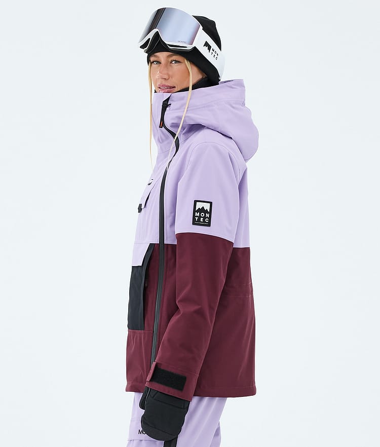 Doom W Ski Jacket Women Faded Violet/Black/Burgundy, Image 5 of 10