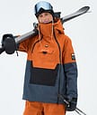 Montec Doom W Ski Jacket Women Burned Orange/Black/Metal Blue