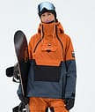 Montec Doom W Bunda na Snowboard Dámské Burned Orange/Black/Metal Blue