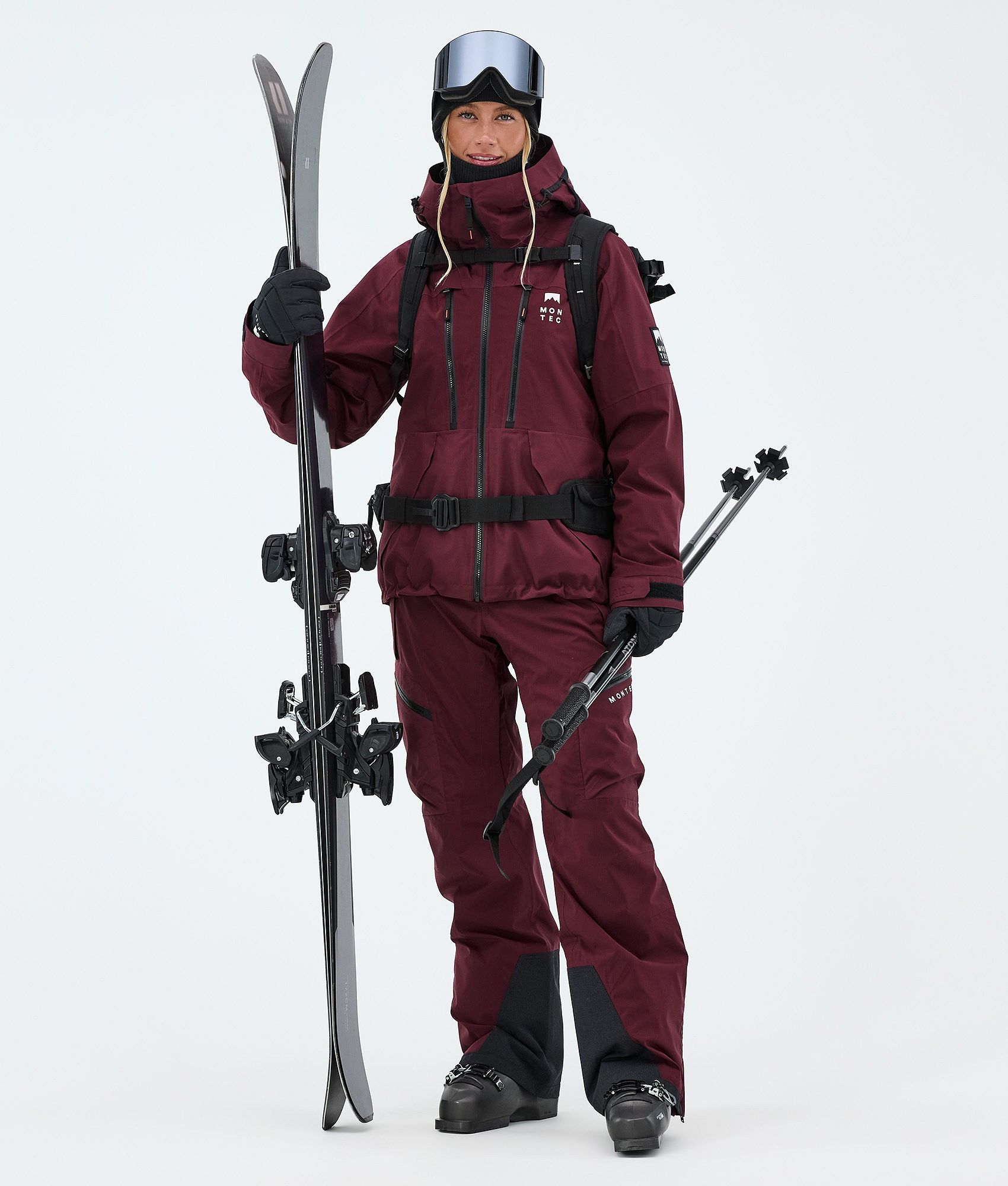 Montec Sentinel W スキージャケット レディース Burgundy