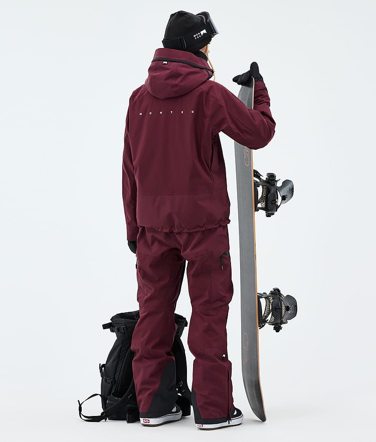 Sentinel W Giacca Snowboard Donna Burgundy, Image 3 of 9