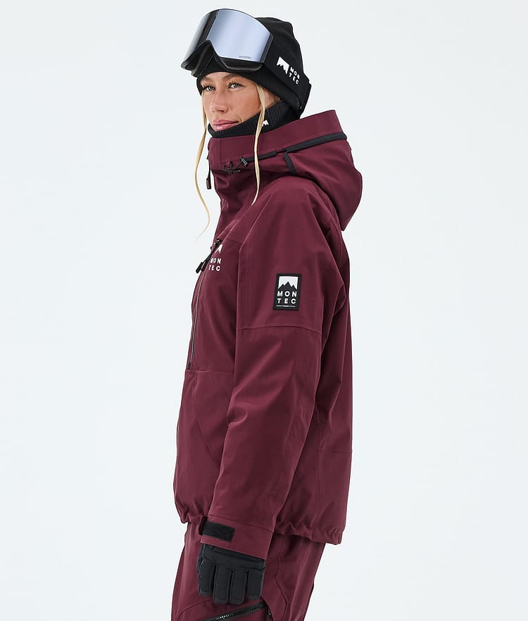 Sentinel W Giacca Snowboard Donna Burgundy, Image 5 of 9