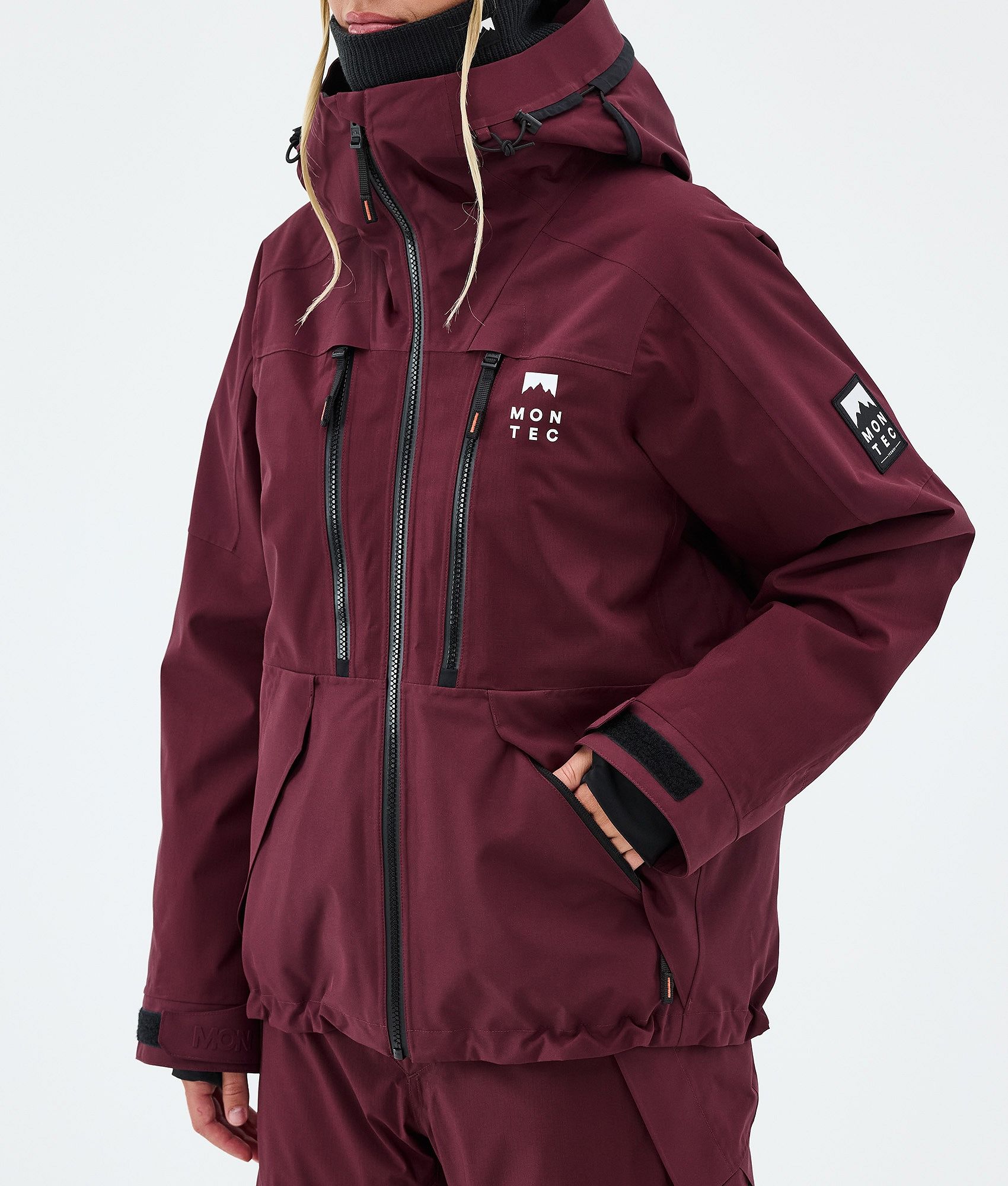 Montec Sentinel W スキージャケット レディース Burgundy