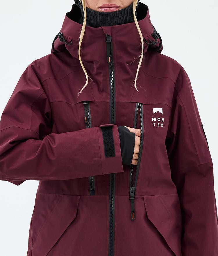 Sentinel W Laskettelutakki Naiset Burgundy, Image 8 of 9