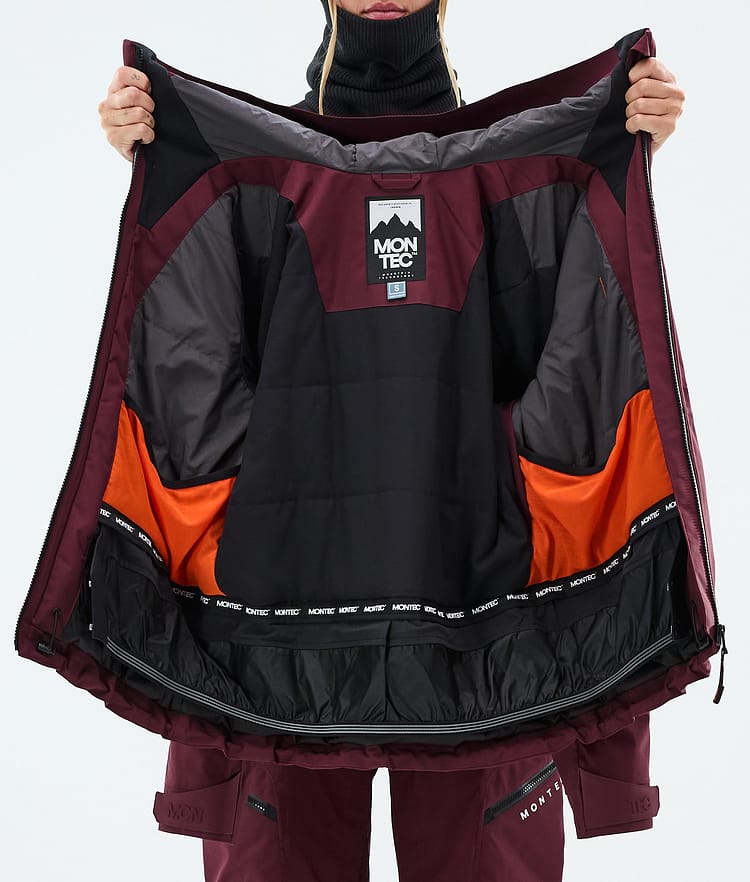 Sentinel W Laskettelutakki Naiset Burgundy, Image 9 of 9