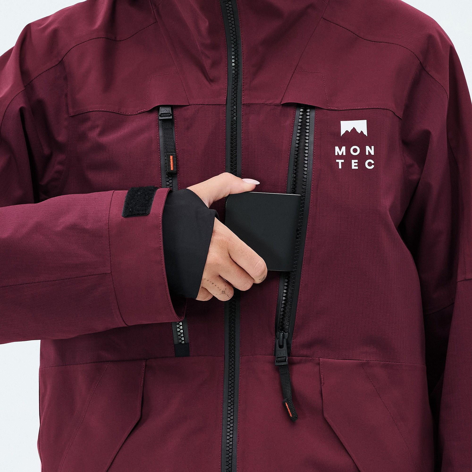 Montec Sentinel W スキージャケット レディース Burgundy