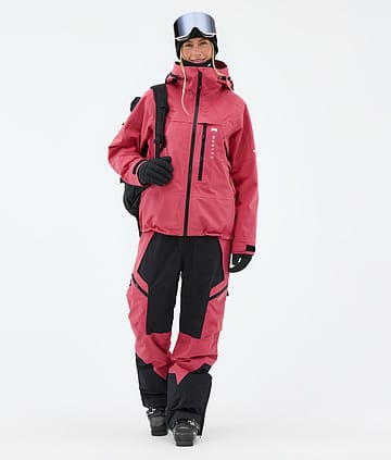 Oracle W Ski Outfit Damen Light Red/Black