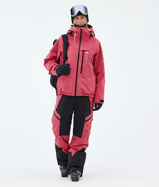 Oracle W Ski Outfit Light Red/Black