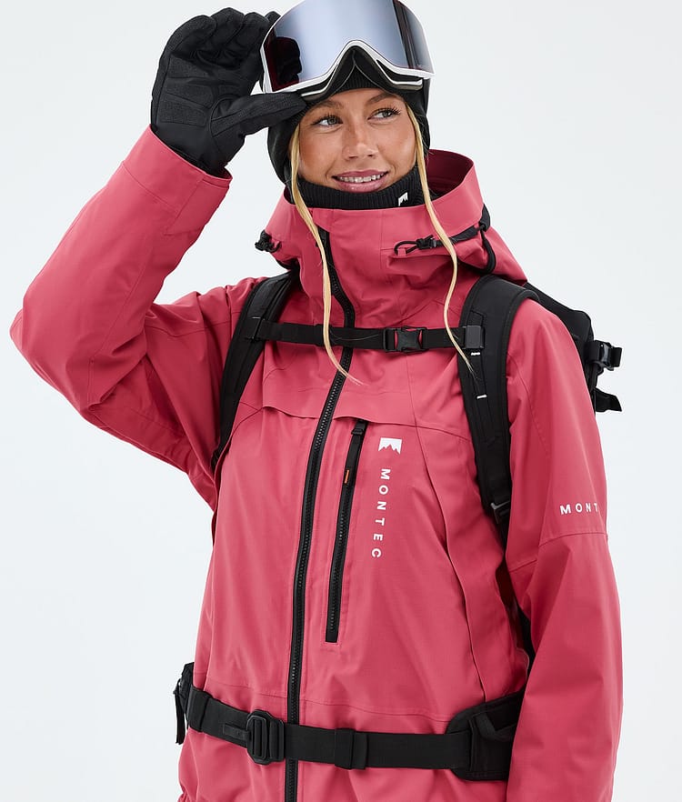 Oracle W Snowboard Jacket Women Light Red, Image 4 of 9