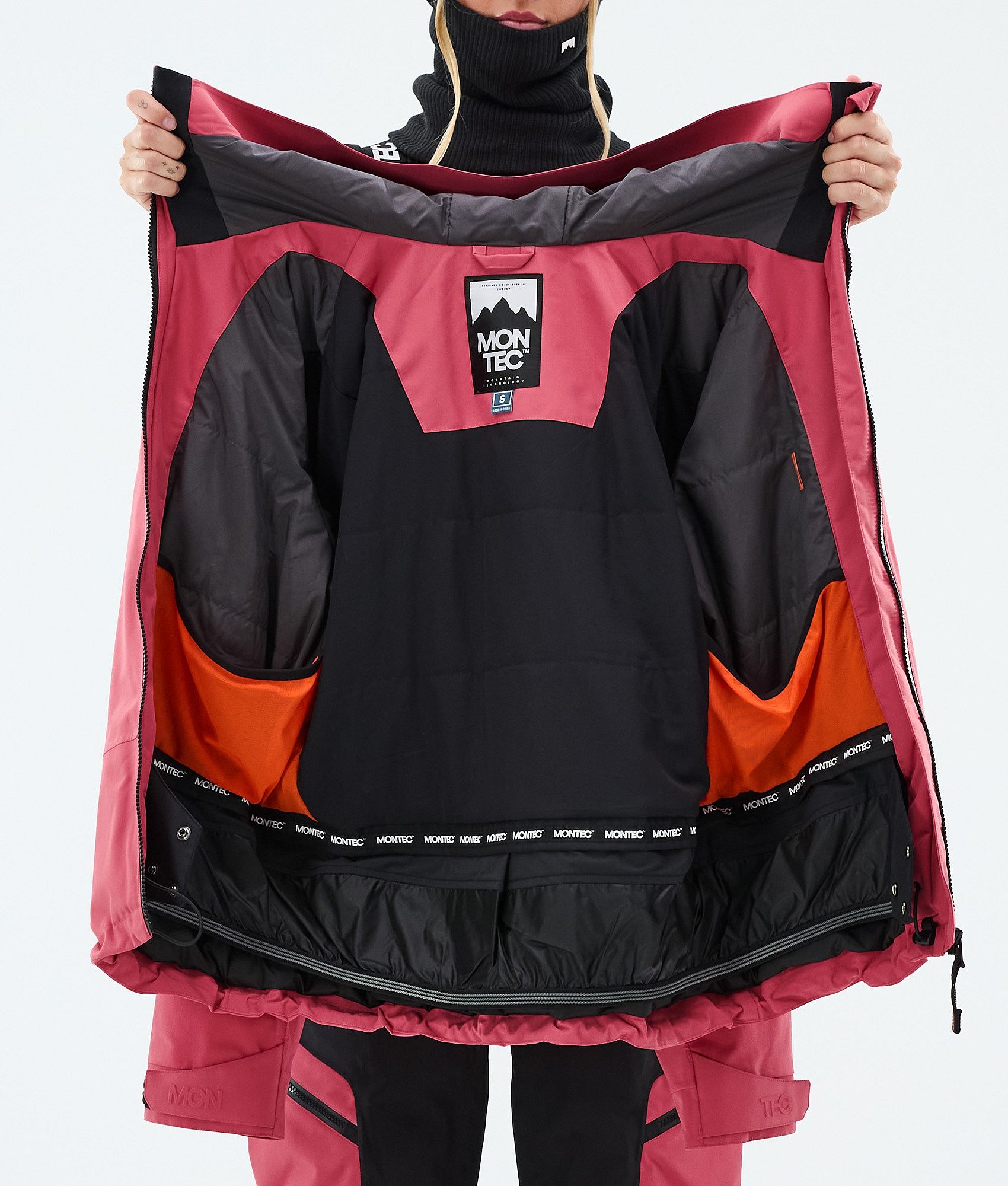 Montec Oracle W Snowboard Jacket Women Light Red | Montecwear.com