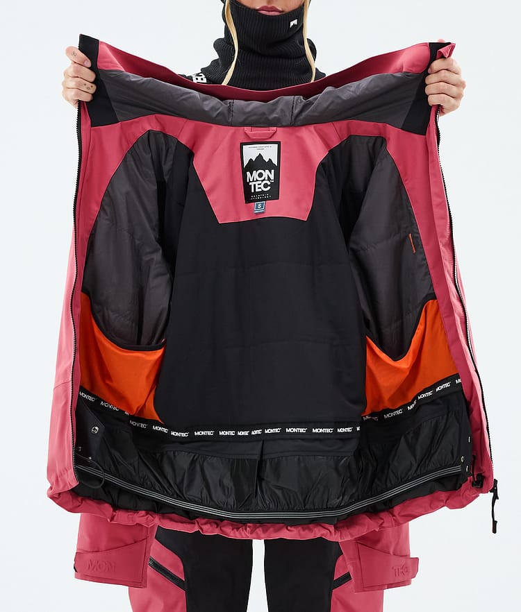 Oracle W Snowboard Jacket Women Light Red, Image 9 of 9
