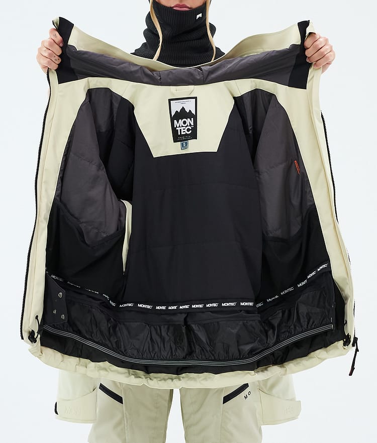 Oracle W Giacca Snowboard Donna Dirty White, Image 9 of 9