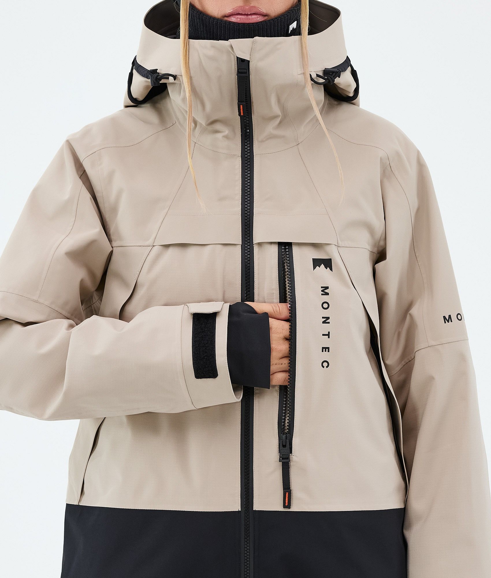 Montec Oracle W スキージャケット レディース Sand/Black - サンド