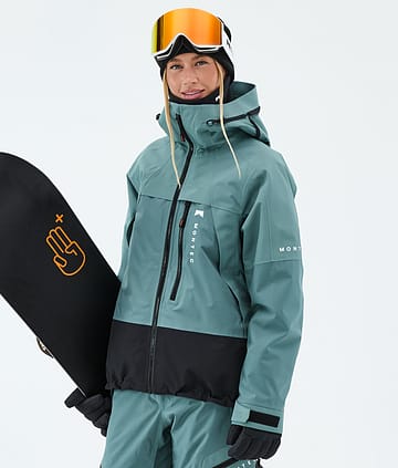 Oracle W Chaqueta Snowboard Mujer Atlantic/Black