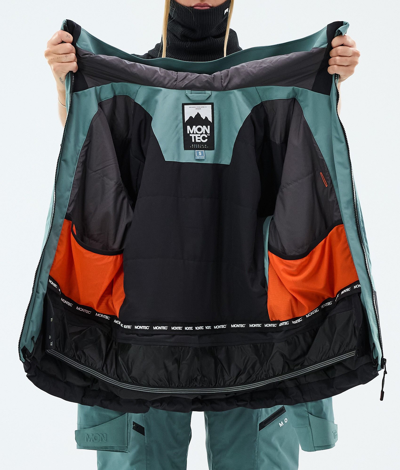 Montec Oracle W Snowboard Jacket Women Atlantic/Black | Montecwear.com