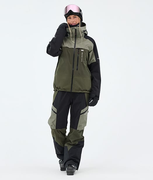 Oracle W Ski Outfit Greenish/Black/Olive Green