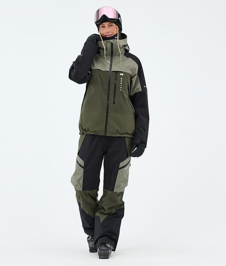 Oracle W Giacca Sci Donna Greenish/Black/Olive Green, Image 2 of 9