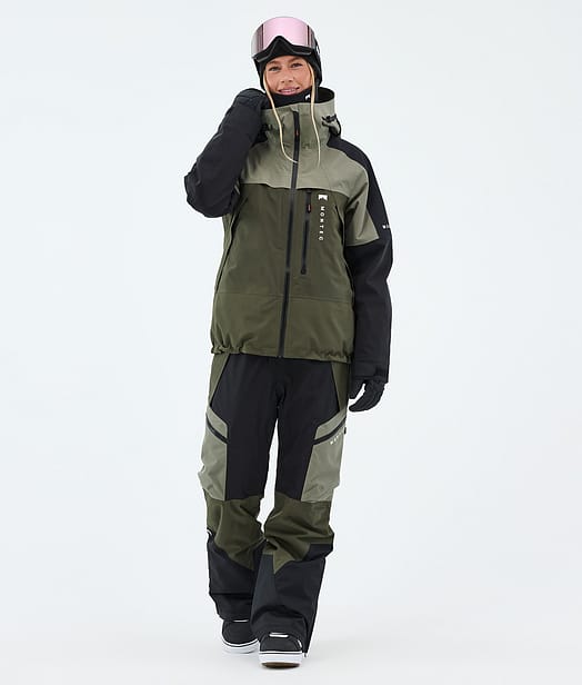 Oracle W Outfit Snowboard Greenish/Black/Olive Green