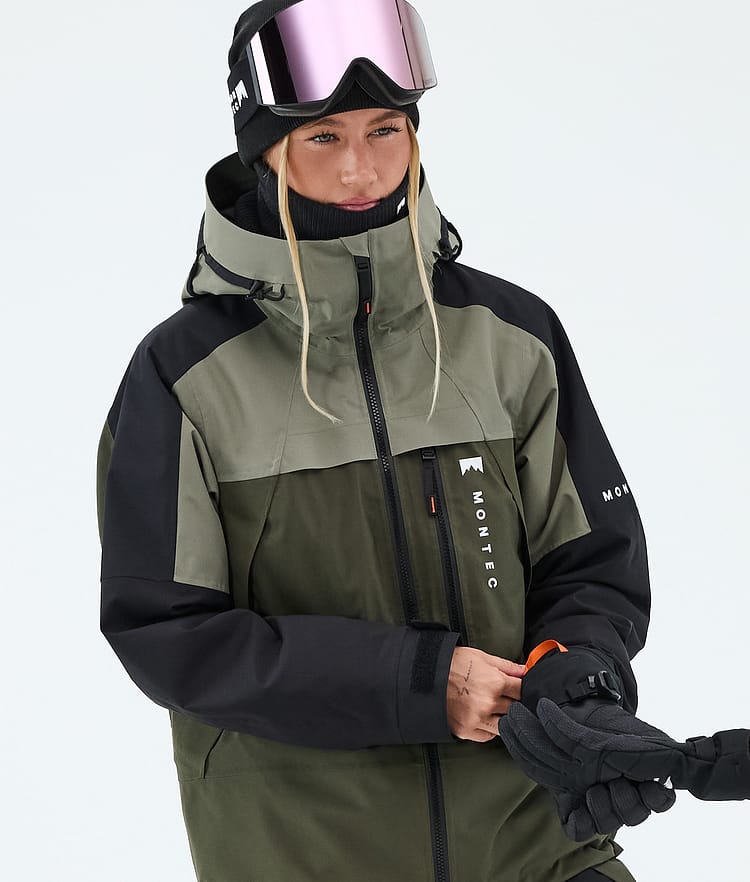 Oracle W Giacca Snowboard Donna Greenish/Black/Olive Green, Image 4 of 9