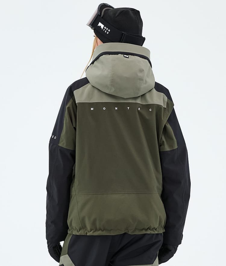 Oracle W Giacca Snowboard Donna Greenish/Black/Olive Green, Image 6 of 9