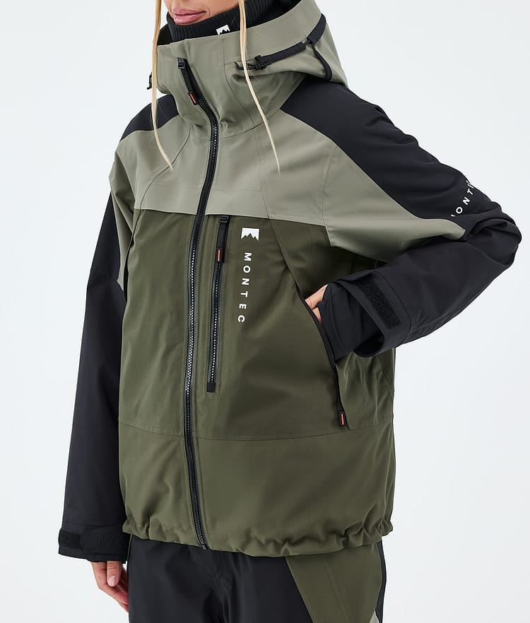 Oracle W Giacca Snowboard Donna Greenish/Black/Olive Green, Image 7 of 9