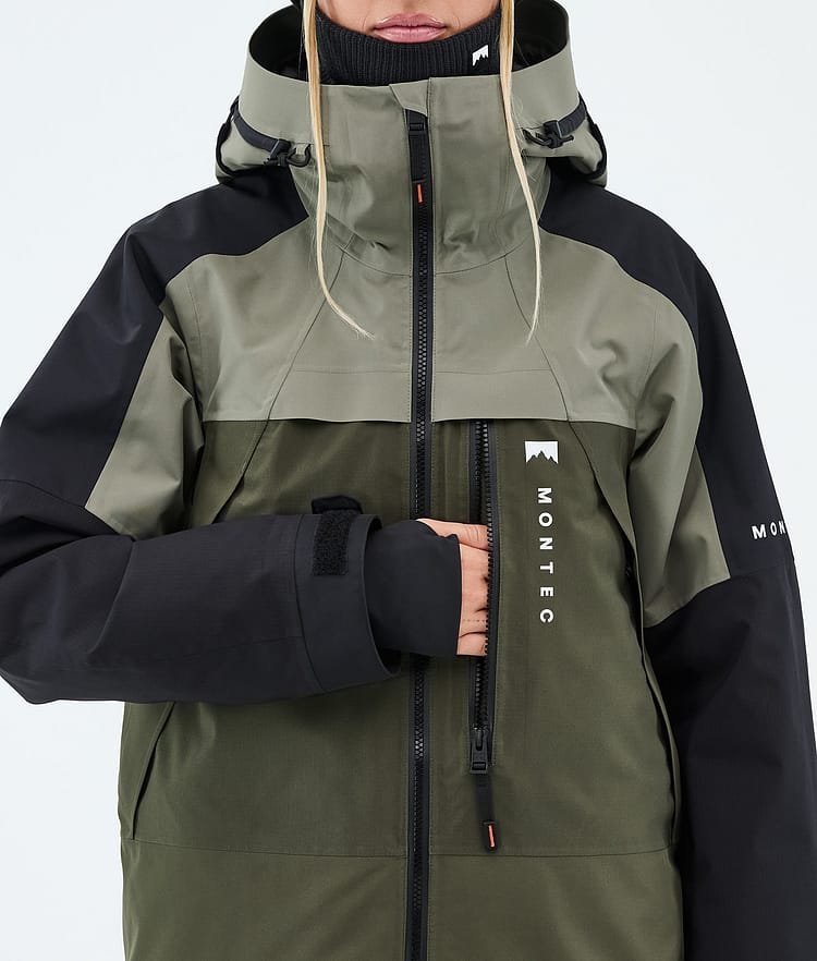 Oracle W Giacca Snowboard Donna Greenish/Black/Olive Green, Image 8 of 9