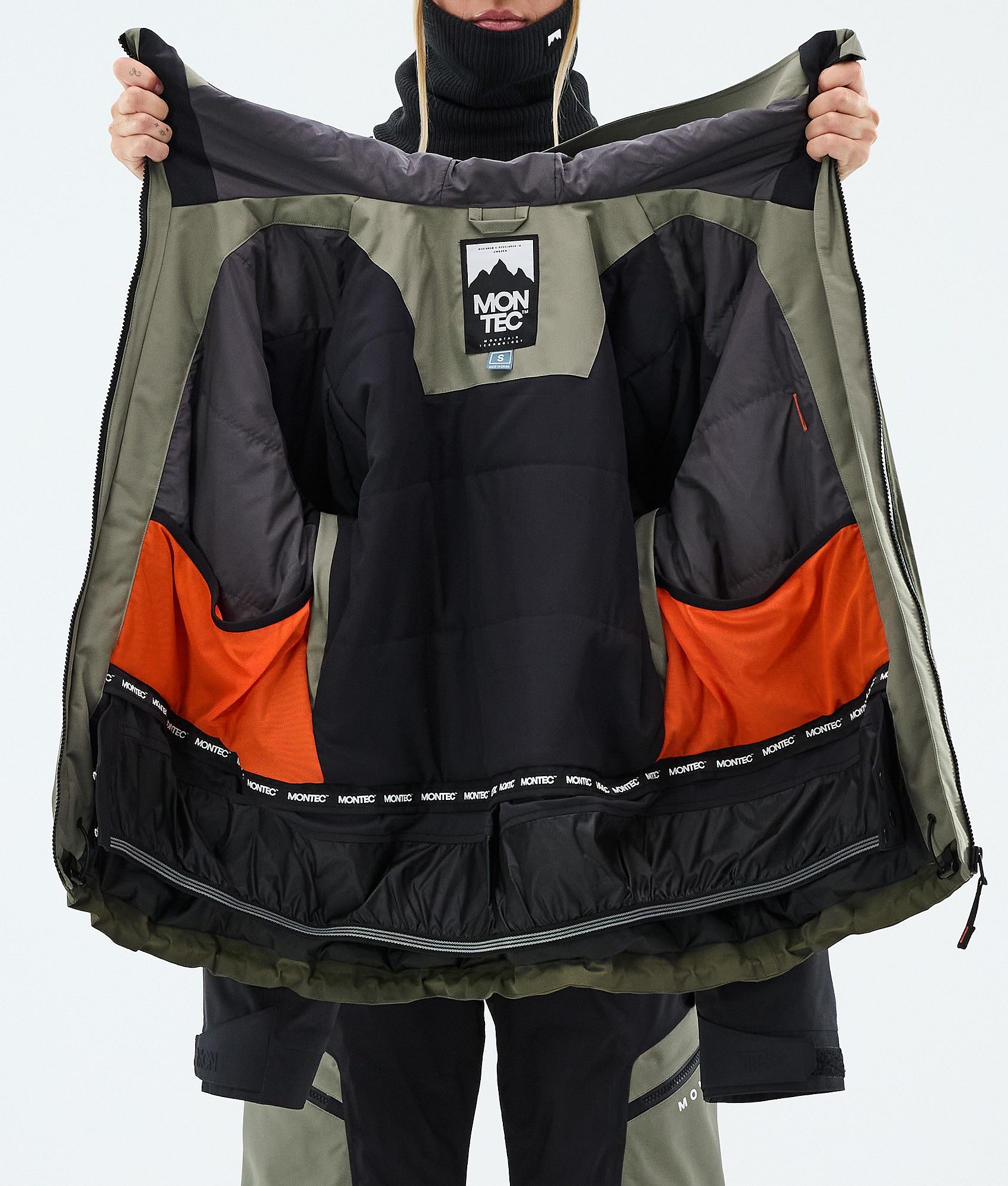 Montec Oracle W Snowboard Jacket Women Greenish/Black/Olive Green
