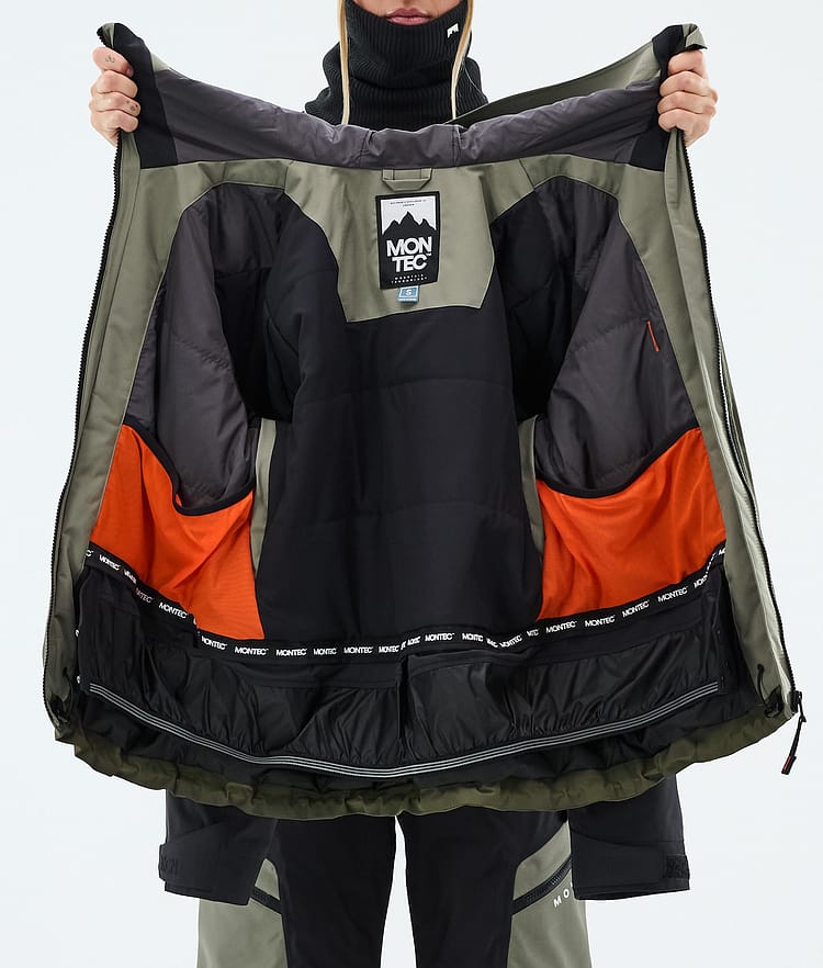 Oracle W Giacca Sci Donna Greenish/Black/Olive Green, Image 9 of 9