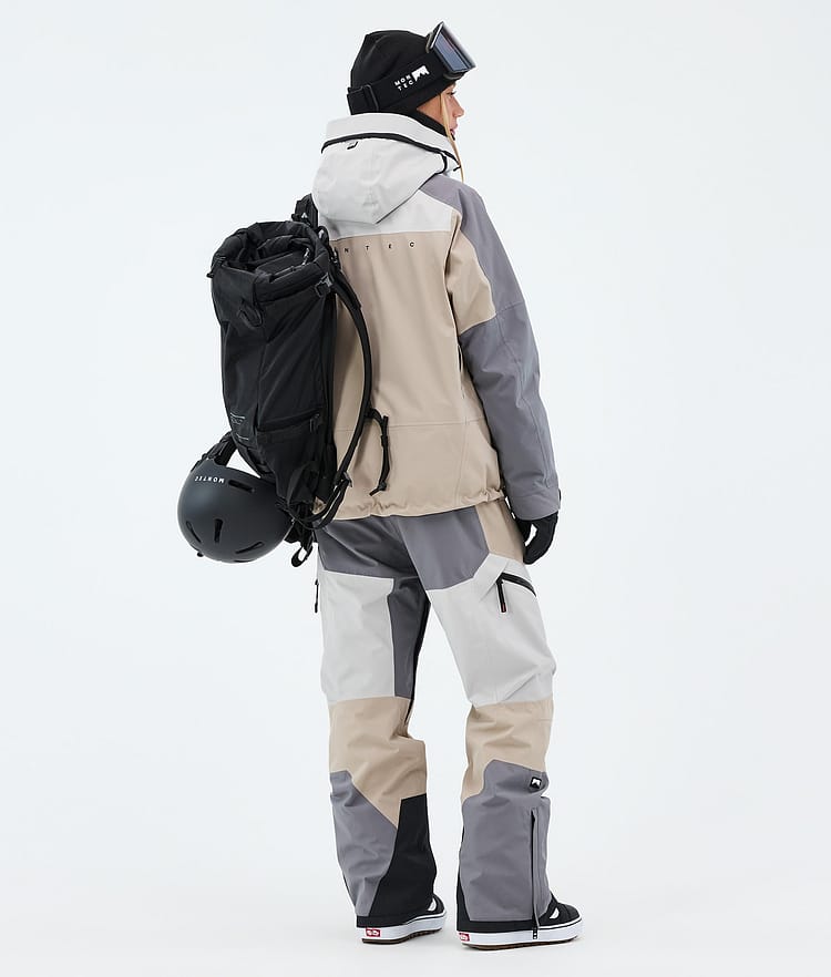 Oracle W Giacca Snowboard Donna Light Grey/Light Pearl/Sand, Image 3 of 9