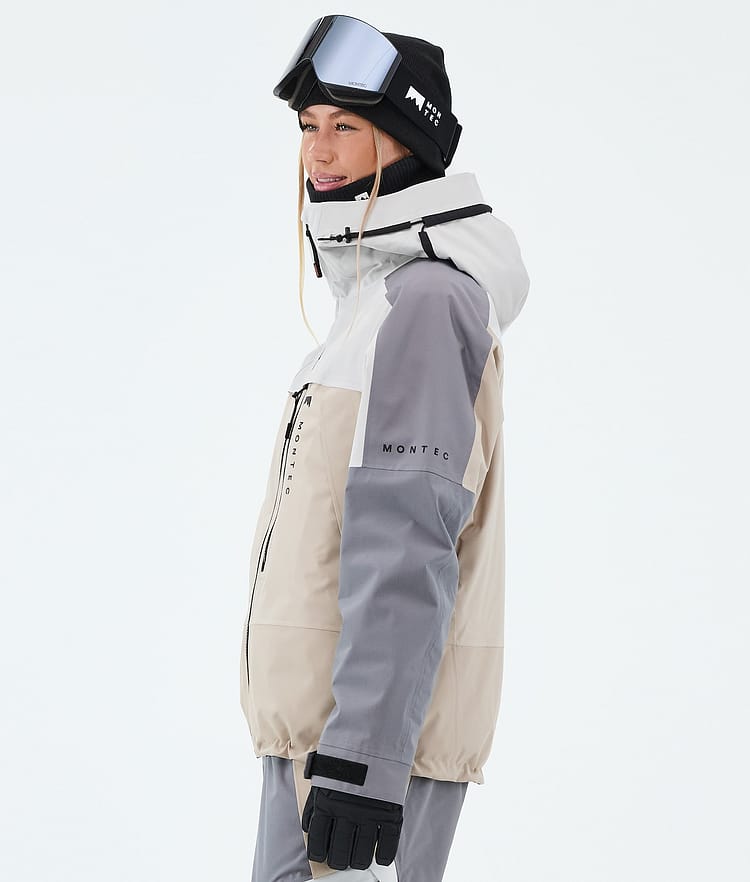 Oracle W Giacca Snowboard Donna Light Grey/Light Pearl/Sand, Image 5 of 9