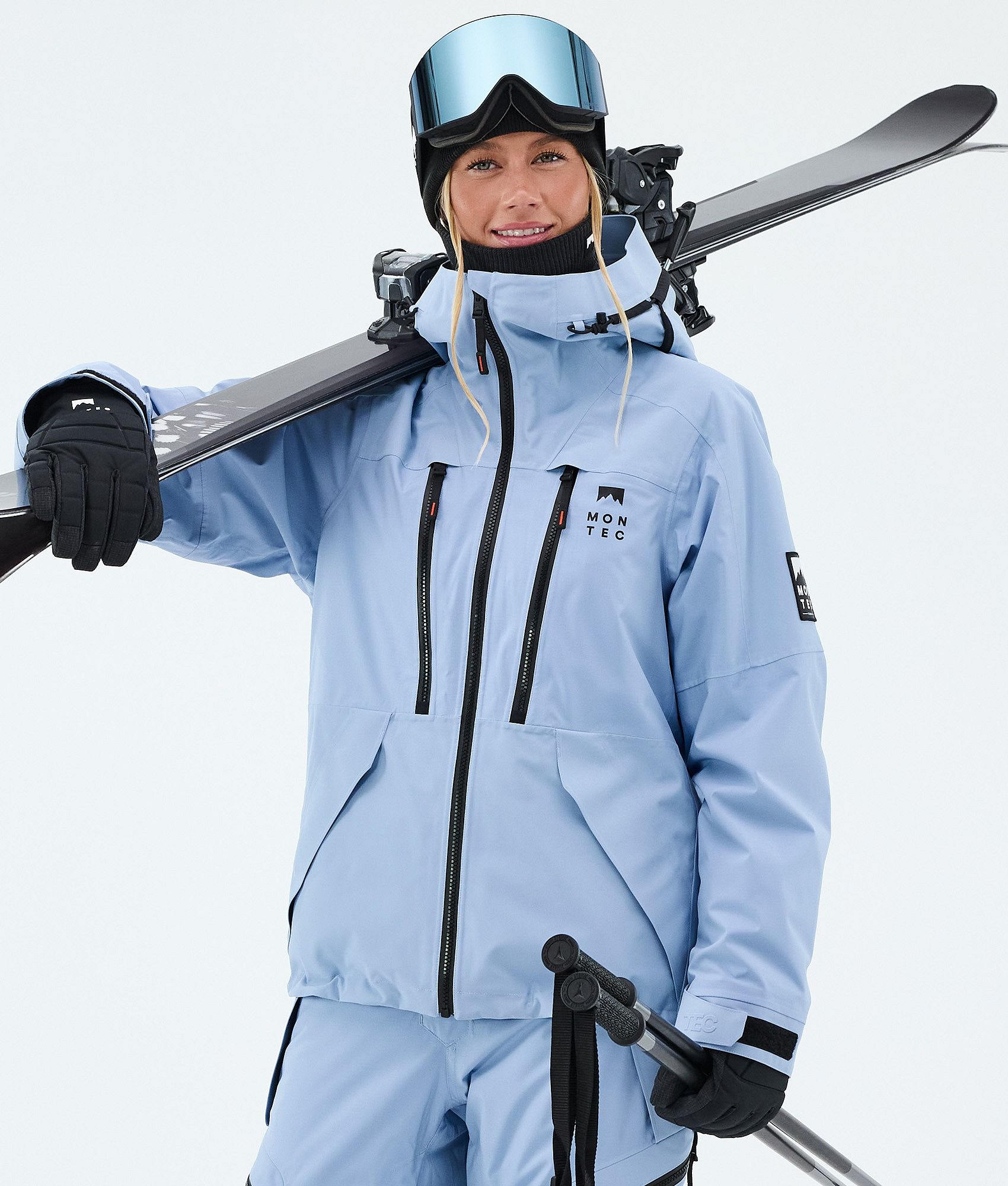 Montec Sentinel W Ski Jacket Women Light Blue | Montecwear.com